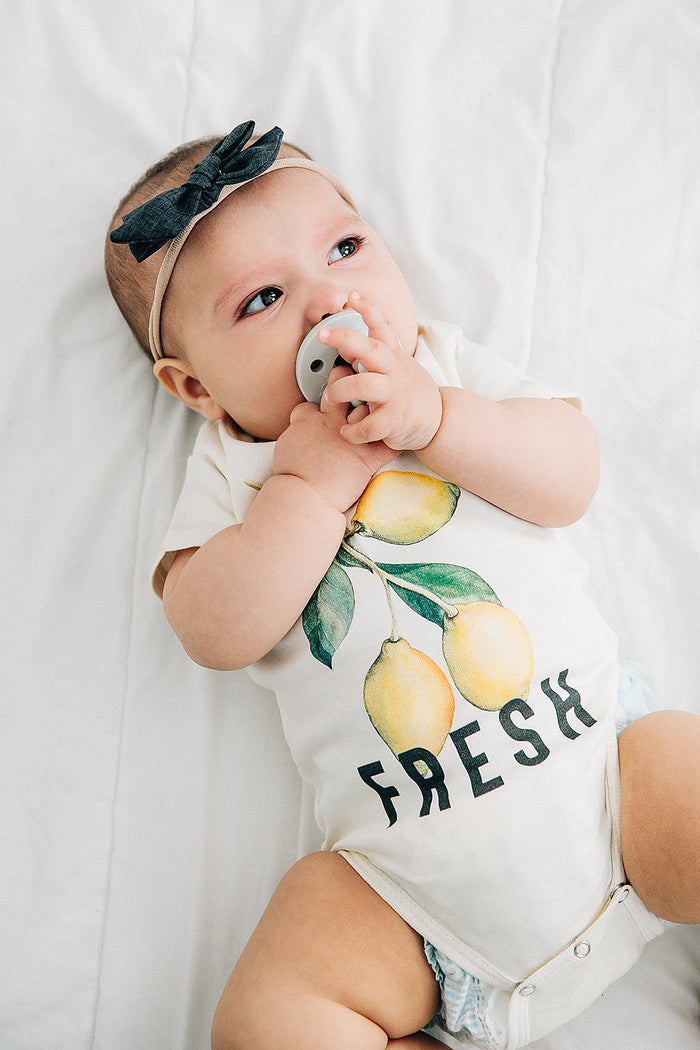 Lemon Fresh Organic Baby Onesie