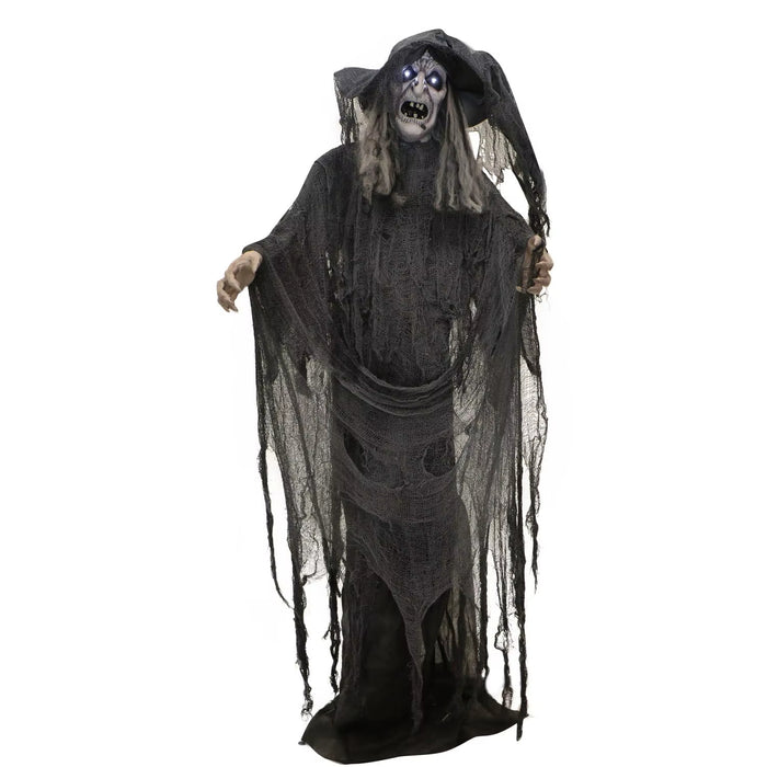 Life-Size Animatronic Scary Talking Witch