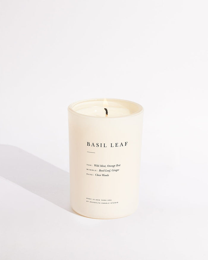 Limited Edition Basil Leaf Candle Limited Edition Brooklyn Candle Studio