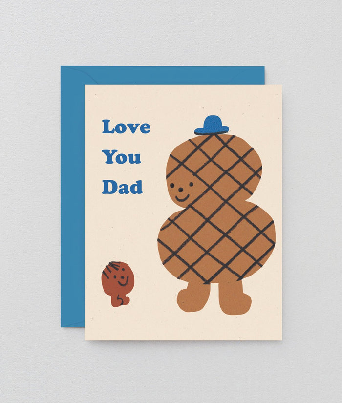 Love You Dad Kids Card