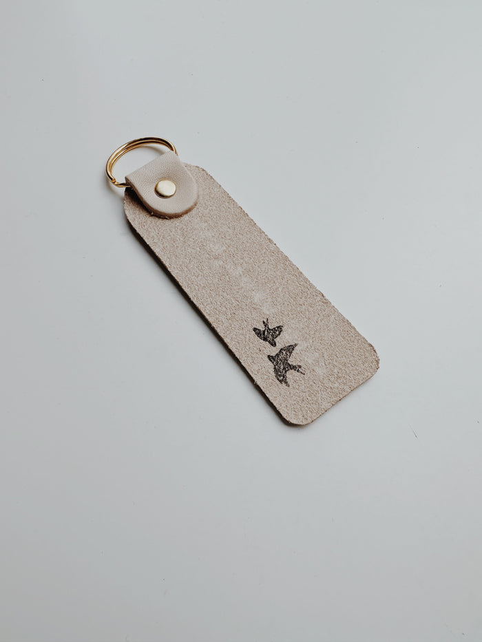 "Love You" Script Keychain