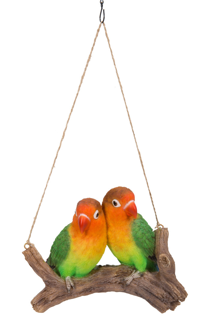 Lovebirds Statue on a Branch HI-LINE GIFT LTD.