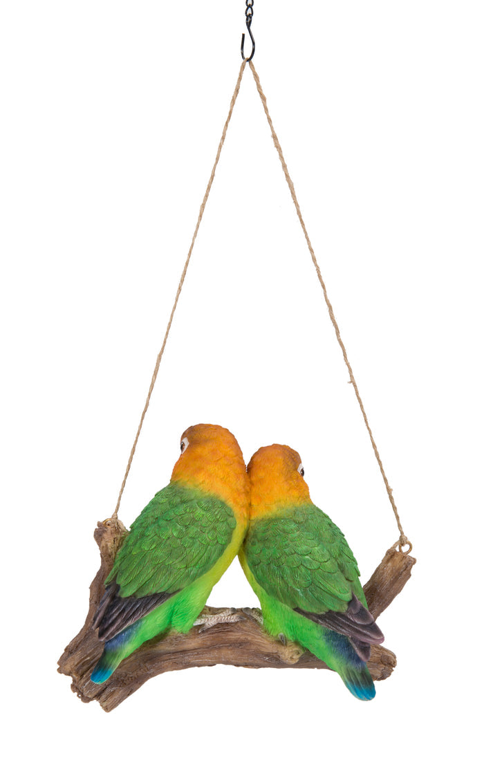 Lovebirds Statue on a Branch HI-LINE GIFT LTD.