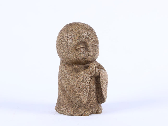 Lucky Japanese Jizo Praying Brown Statue HI-LINE GIFT LTD.