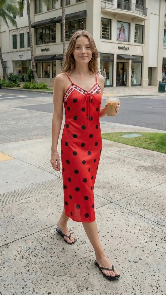 LUCIA MIDI DRESS - Love McNicoll