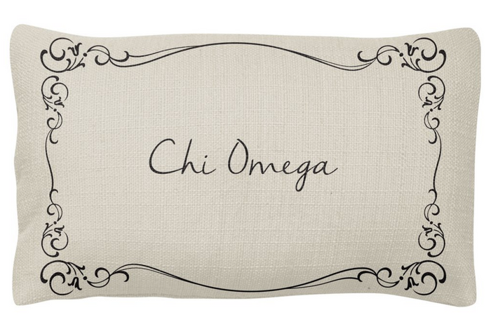 Lumbar Pillow - Gamma Phi Beta