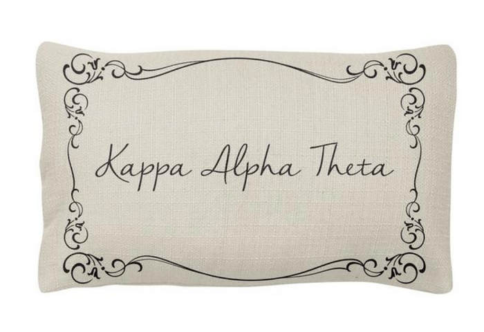 Lumbar Pillow - Gamma Phi Beta