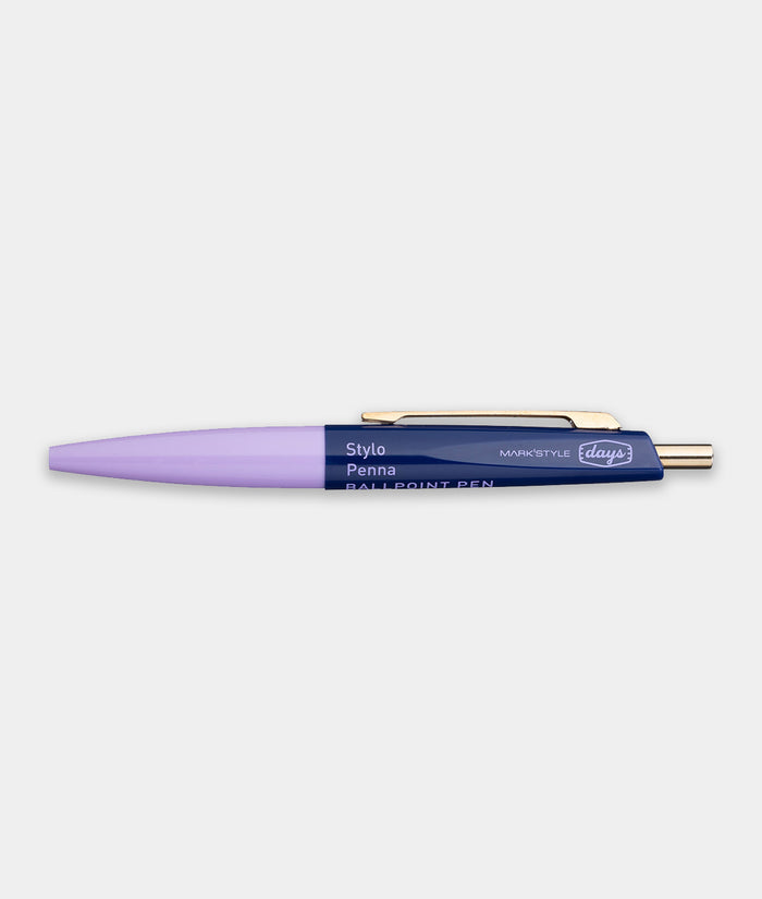 Mark's Inc Days Anterique Mini Pen Purple Navy