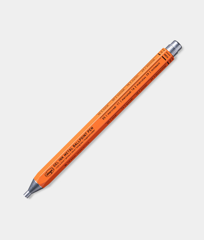 Mark's Inc Days Gel Ballpoint Pen Orange