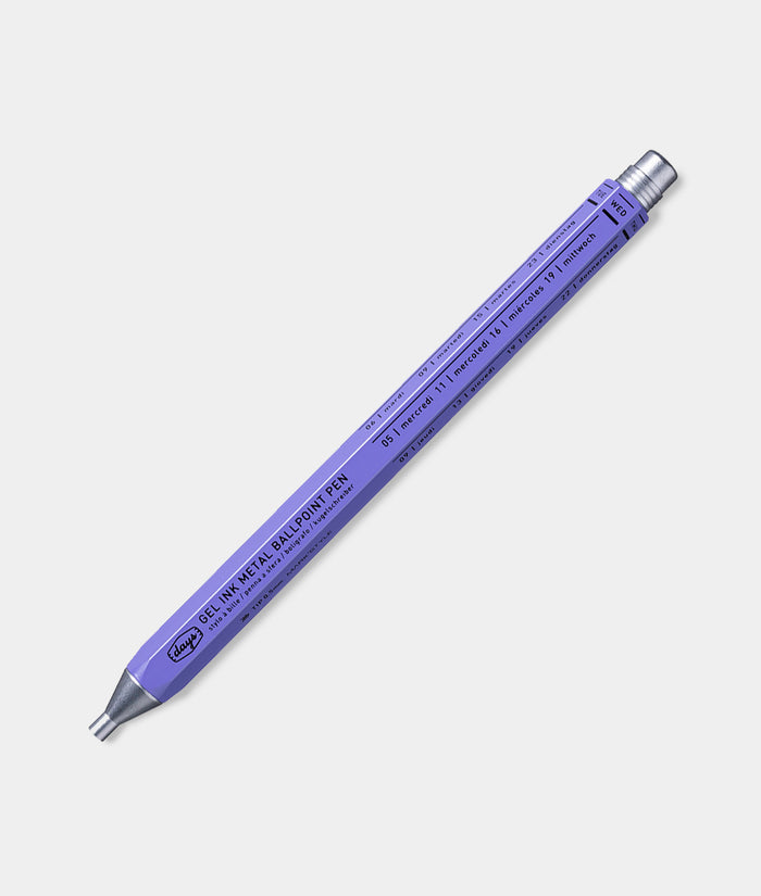 Mark's Inc Days Gel Ballpoint Pen Purple