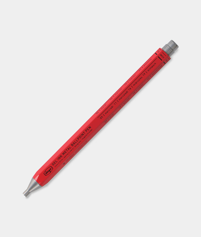 Mark's Inc Days Gel Ballpoint Pen Red