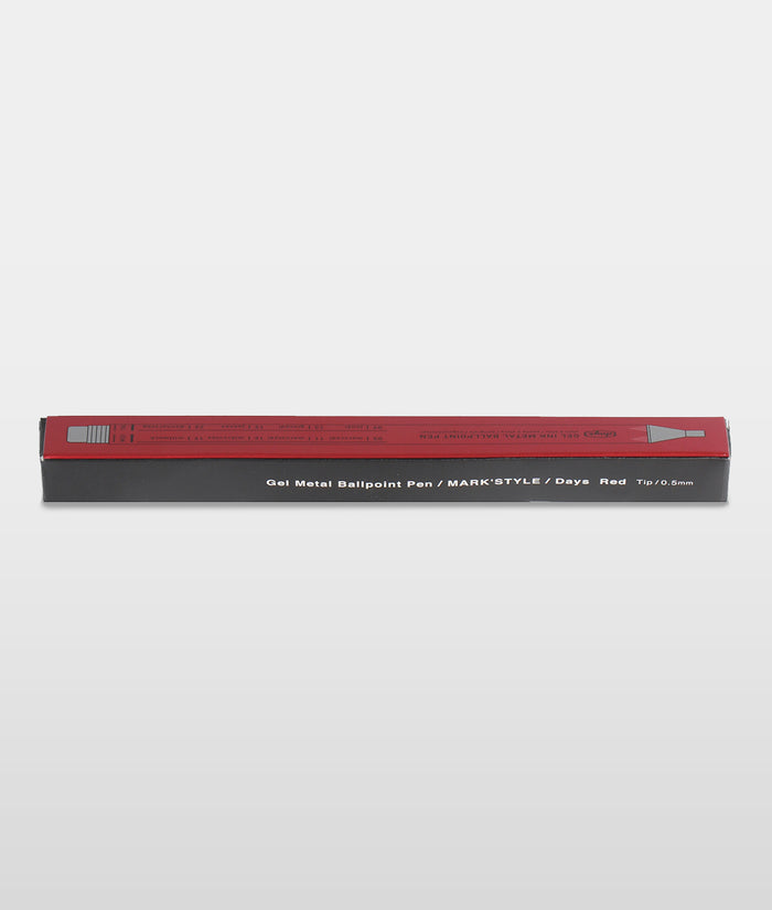 Mark's Inc Days Gel Ballpoint Pen Red