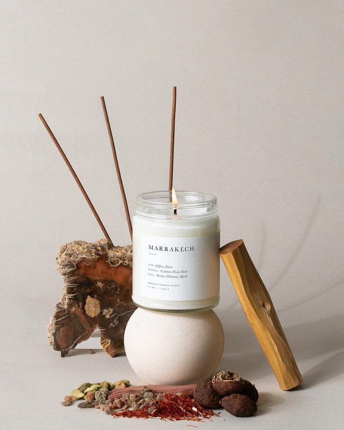 Marrakech Jar Candle Minimalist Brooklyn Candle Studio