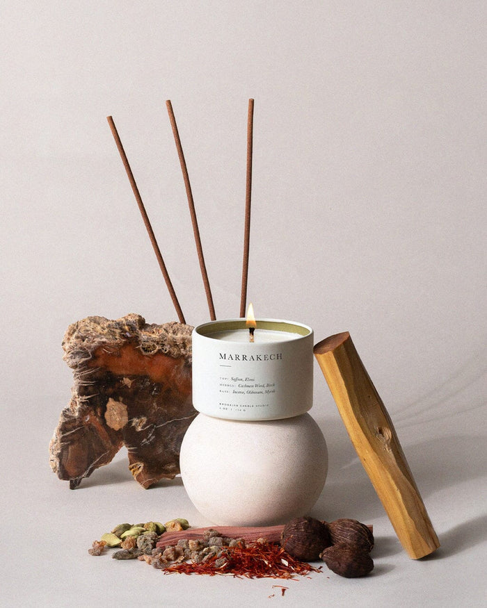 Marrakech Travel Candle Mini Candle Tins Brooklyn Candle Studio