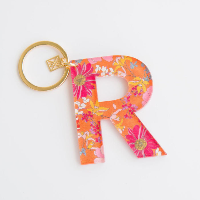Mary Square Floral Keychain R