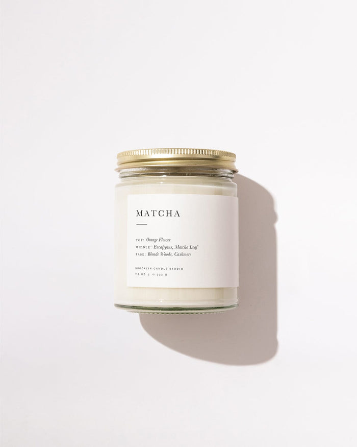 Matcha Jar Candle Minimalist Brooklyn Candle Studio