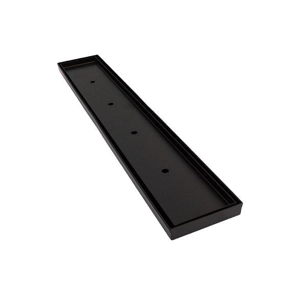 Matte Black 1200mm Tile Insert Floor Waste - Acqua Bathrooms