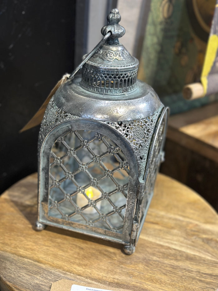 Metal Silver Lantern