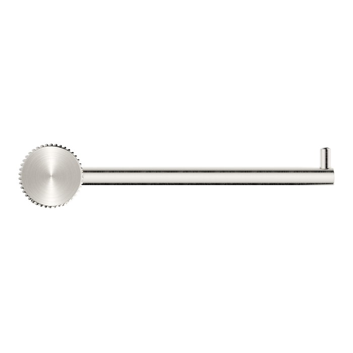 Mica Fluted Brushed Nickel Toilet Paper Holder