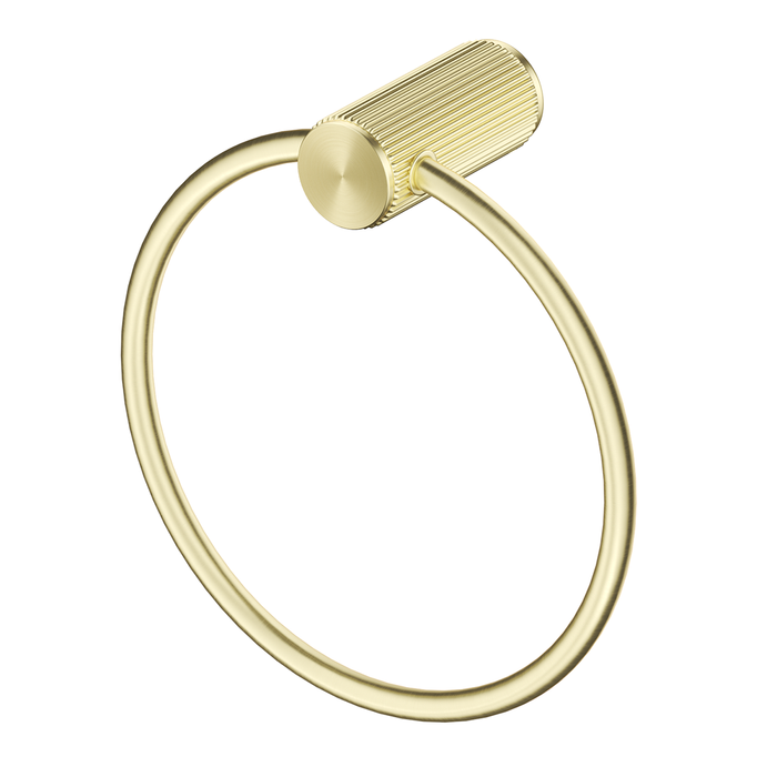 Mica Fluted French Gold Towel Ring