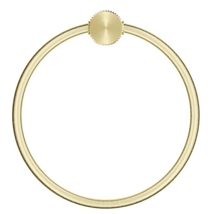 Mica Fluted French Gold Towel Ring