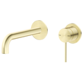 Mica French Gold Wall-Spout Combo - Curved Spout - 2P - Trim Kit Only