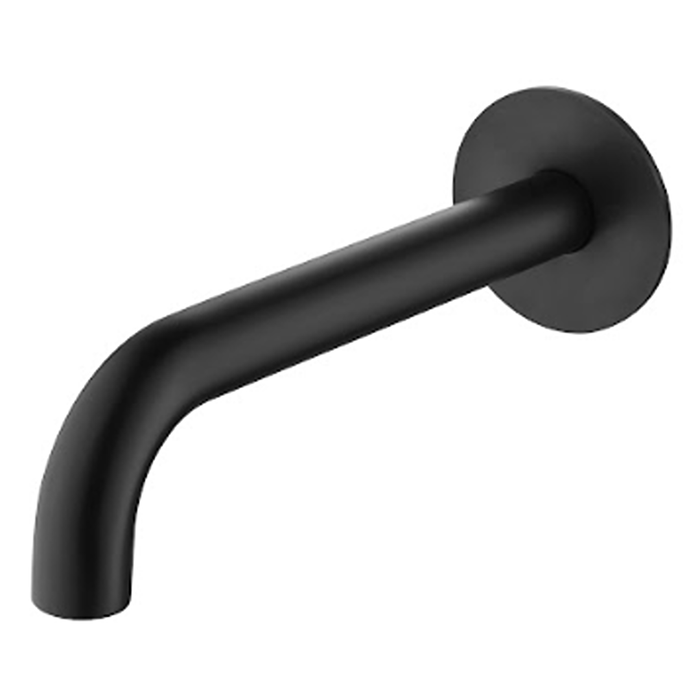 Mica Matte Black Bath/Basin Spouts - 220mm