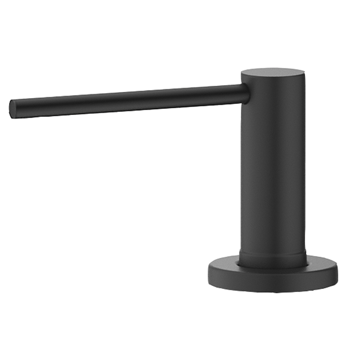 Mica Matte Black Soap Dispenser