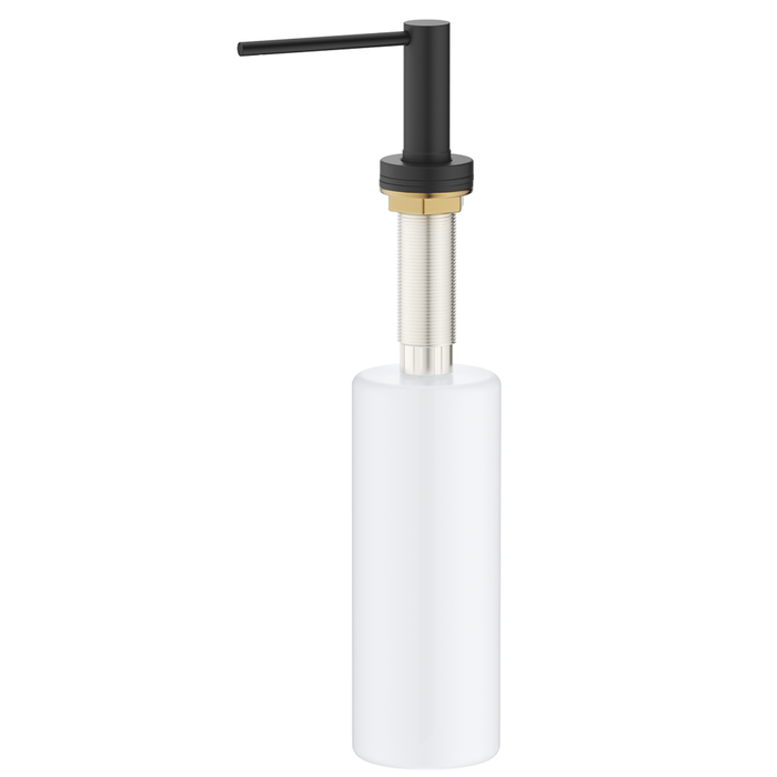 Mica Matte Black Soap Dispenser