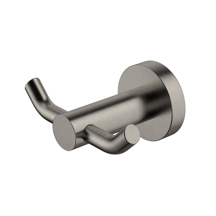 Mirage Warm Brushed Nickel Double Robe Hook - Acqua Bathrooms