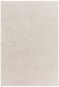 Modern Solid Beige Plush Pile Area Rug - The Rug Decor