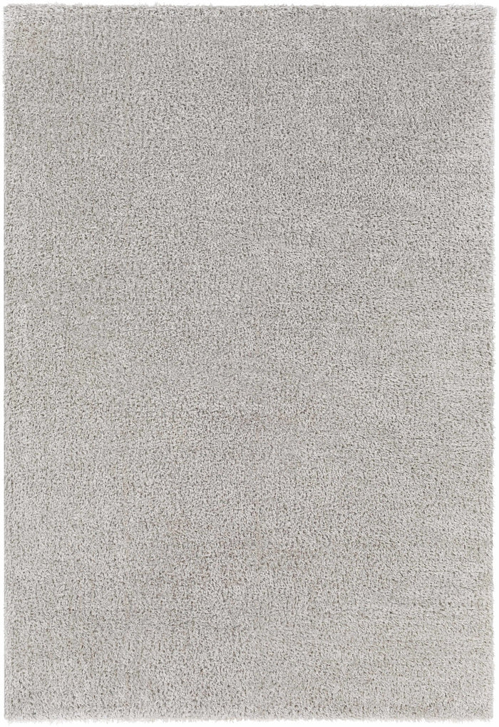 Modern Solid Silver Plush Pile Area Rug - The Rug Decor