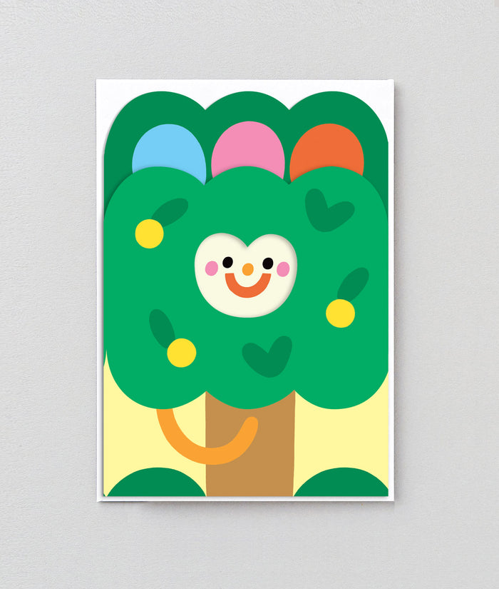 Monkey Surprise Kids Fold Out Birthday Card