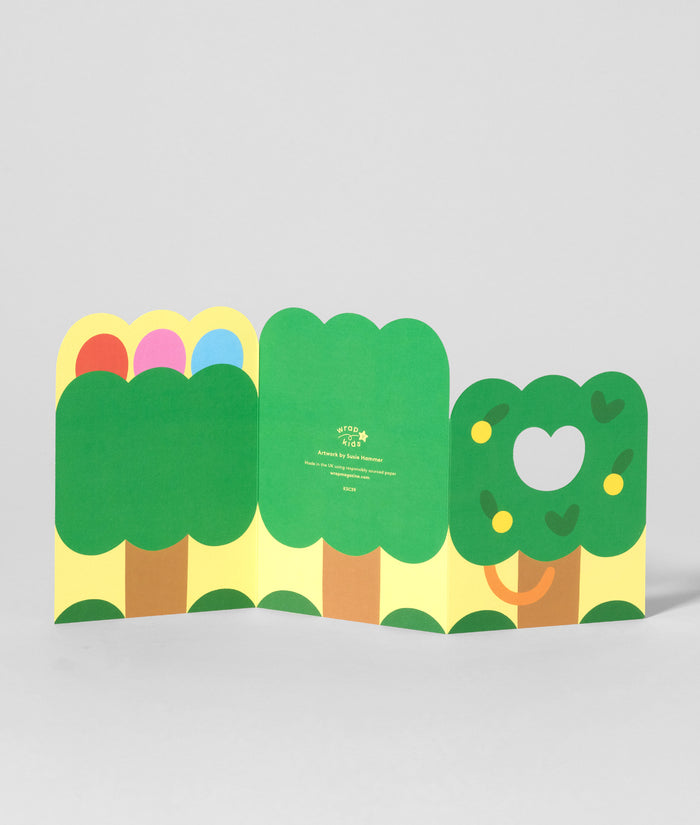 Monkey Surprise Kids Fold Out Birthday Card