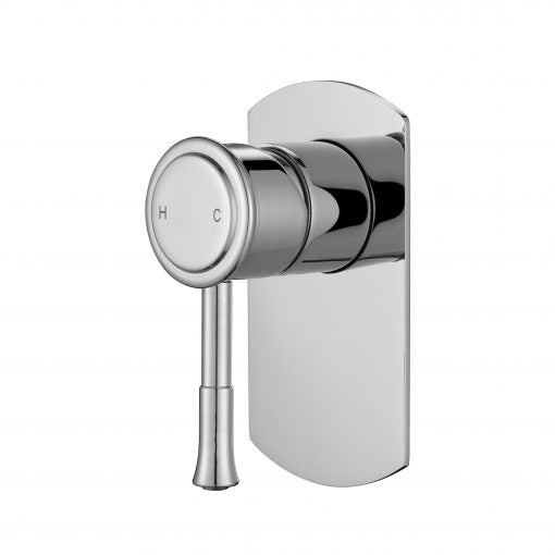 Montpellier Chrome Wall Mixer - Acqua Bathrooms