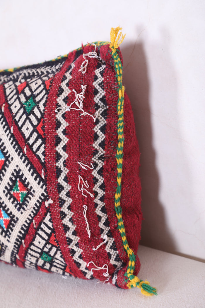 Moroccan kilim Pillow 13.3 INCHES X 25.9 INCHES