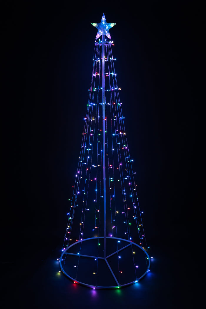 Multi-Function Timed Led Tree - 252 RGB LEDs HI-LINE GIFT LTD.