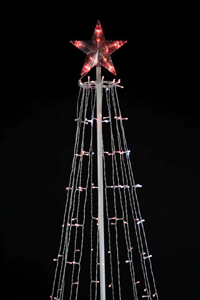 Multi-Function Timed Led Tree - 252 RGB LEDs HI-LINE GIFT LTD.