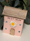 Mum Pink Mini Wooden House