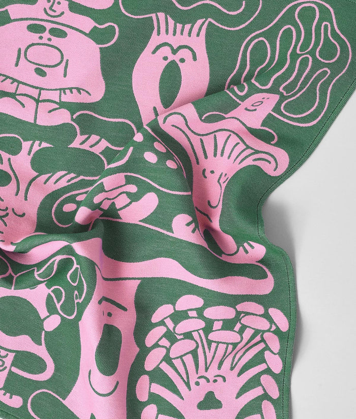 Mushrooms Cotton Tea Towel