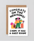 New Home with a Guest Room Greeting Card