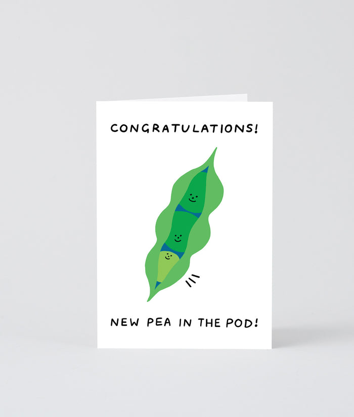 New Pea In The Pod New Baby Card
