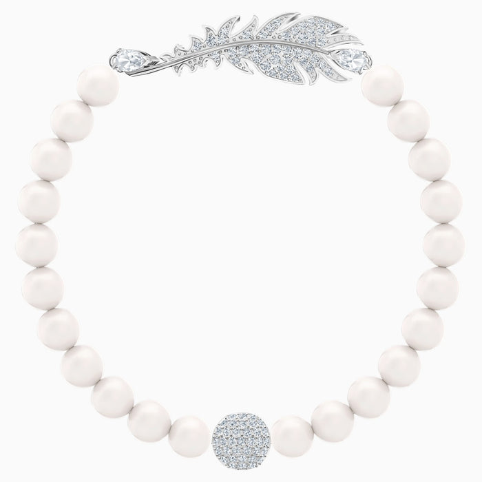 NICE:BRACELET PEARL CRYWHITE/RHS L