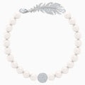 NICE:BRACELET PEARL CRYWHITE/RHS M