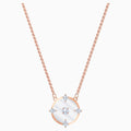 NORTH:NECKLACE GLASS CZWH/ROS
