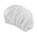 O So Curly Reversible Satin Bonnet - White