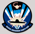 Officially Licensed US Navy VP-31 Black Lightnings Sticker