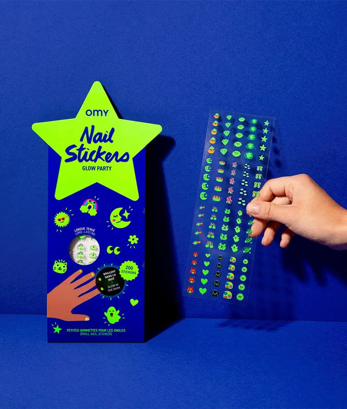 OMY Glow Party Nail Stickers