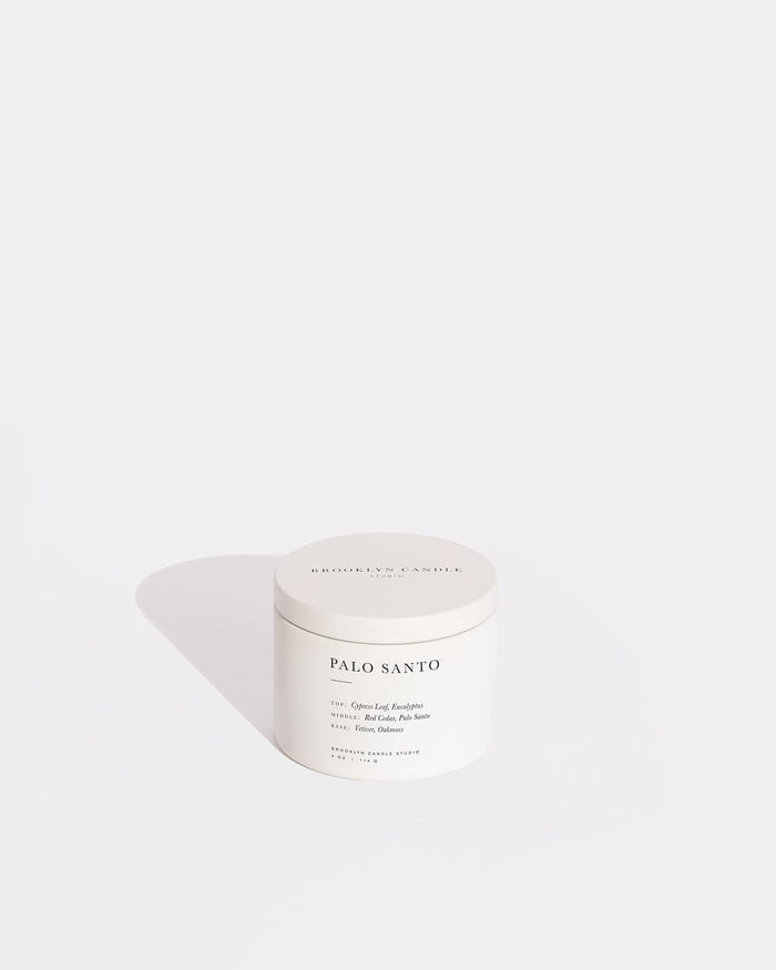 Palo Santo Travel Candle Mini Candle Tins Brooklyn Candle Studio