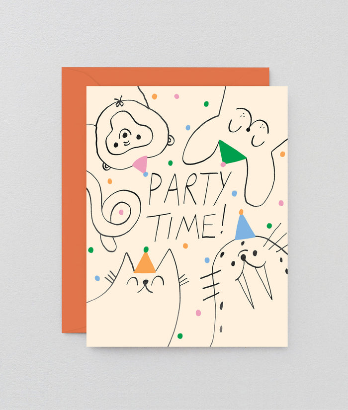 Party Animals Kids Birthday Card